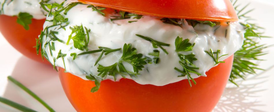 Gefüllte Ricottatomaten → Hier geht&amp;#39;s zum Rezept