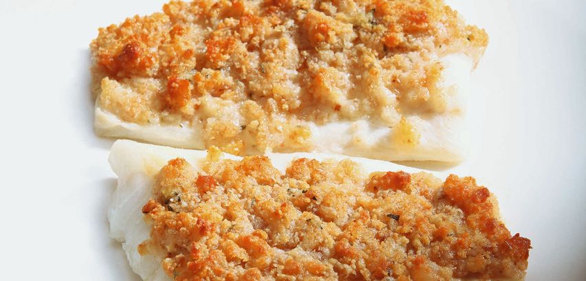 Seelachsfilet mit Kräuter-Käse-Kruste → Hier geht&amp;#39;s zum Rezept