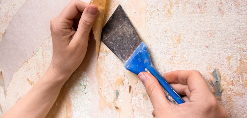 how to remove wallpaper paste from walls